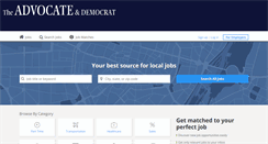 Desktop Screenshot of jobs.advocateanddemocrat.com