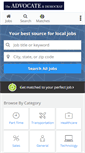 Mobile Screenshot of jobs.advocateanddemocrat.com